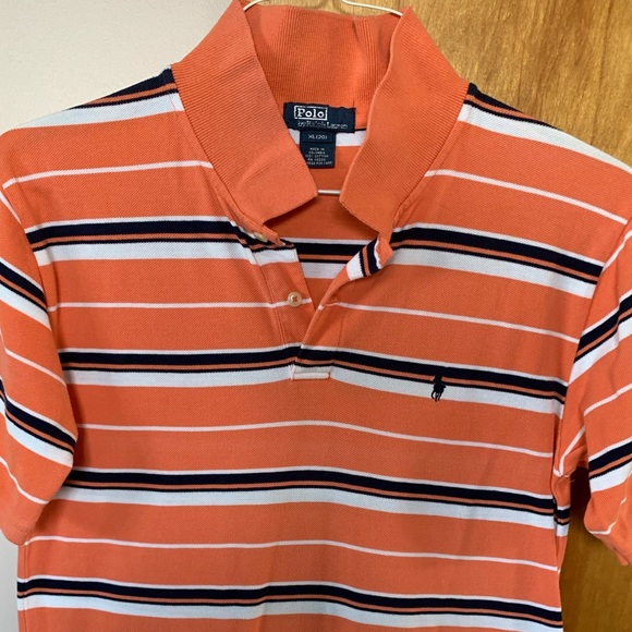 POLO BY RALPH LAUREN BOYS STRIPED POLO SHIRT - Picture 1 of 4